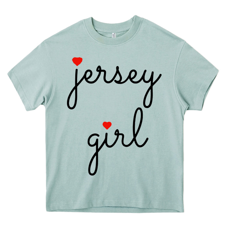 New Jersey Girl On The Shore Heavy Core Tee by artisFamous | Teevron