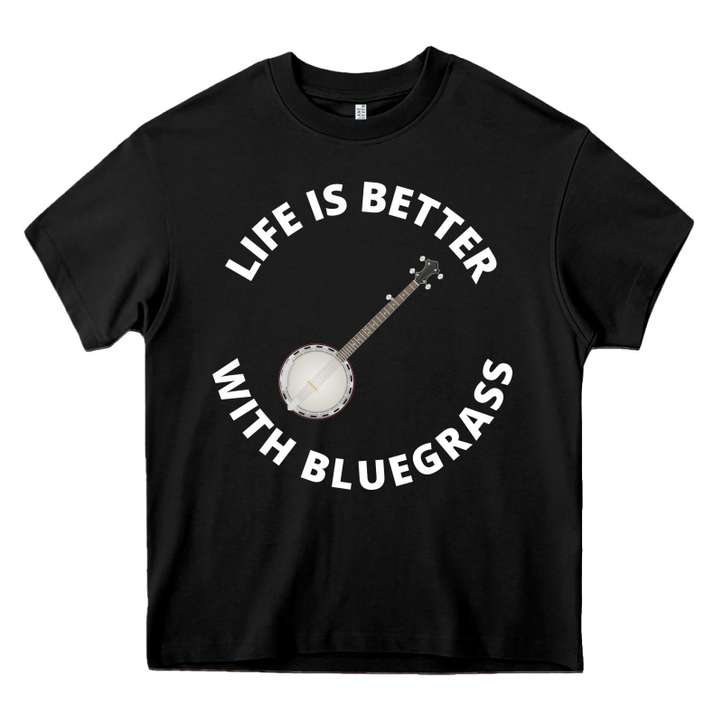 Banjo Bluegrass Music Traditional Musician Funny Gift Heavy Core Tee by artisFamous | Teevron