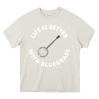 Cream Banjo Bluegrass Music Traditional Musician Funny Gift Heavy Core Tee - artisFamous