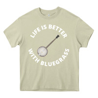 Mossy Banjo Bluegrass Music Traditional Musician Funny Gift Heavy Core Tee - artisFamous