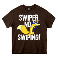Chocolate Brown swiper no swiping Heavy Core Tee - artisFamous