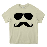 Mossy moustache and sunglasses Heavy Core Tee - artisFamous