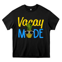 Black vacay mode shirt pineapple Heavy Core Tee - artisFamous