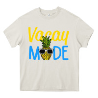 Cream vacay mode shirt pineapple Heavy Core Tee - artisFamous