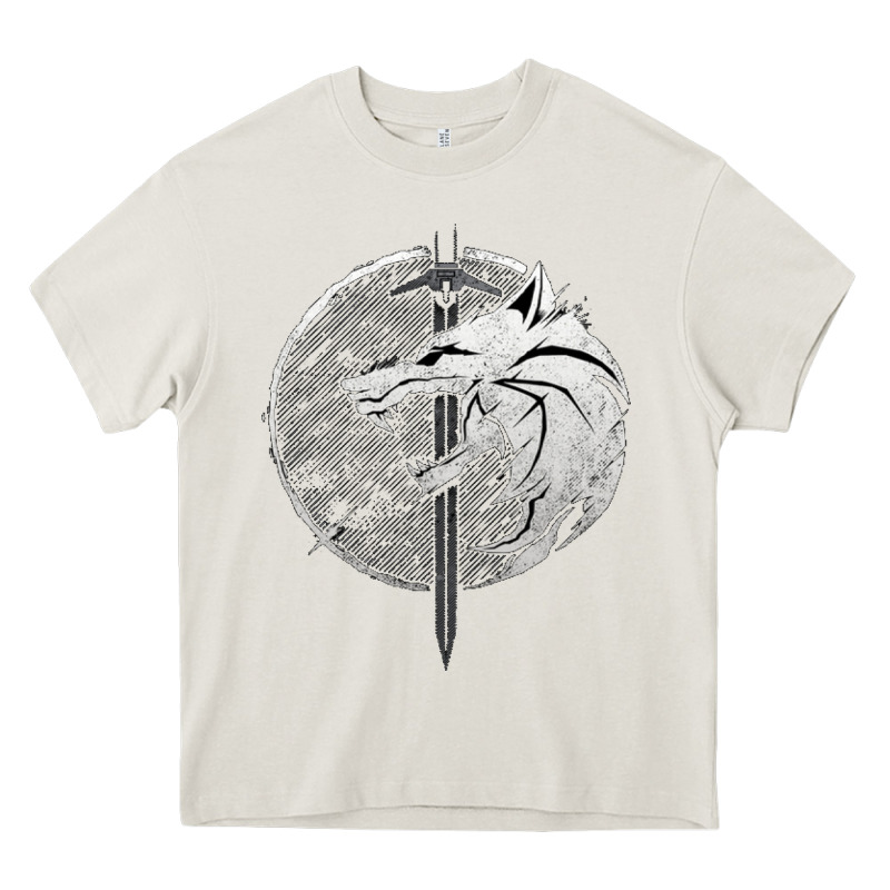 Witcher Wolf Heavy Core Tee by artisFamous | Teevron
