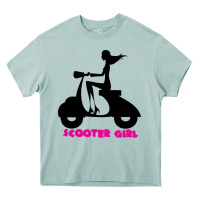 Arona scooter girl Heavy Core Tee - artisFamous