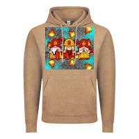 Vintage Coffee firefighter gnomes Vintage Hoodie - Artiststas