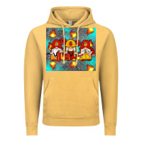 Vintage Mustard firefighter gnomes Vintage Hoodie - Artiststas