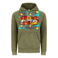 Vintage Olive firefighter gnomes Vintage Hoodie - Artiststas