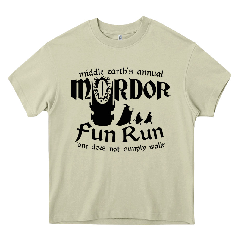 Mordor Fun Run Heavy Core Tee by artisFamous | Teevron