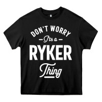 Black Ryker Personalized Name Birthday Gift Heavy Core Tee - artisFamous