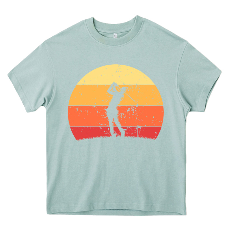 Vintage Retro Golf | Golfers Heavy Core Tee by artisFamous | Teevron