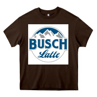 Chocolate Brown latte classic busch Heavy Core Tee - artisFamous