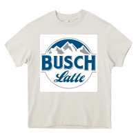 Cream latte classic busch Heavy Core Tee - artisFamous