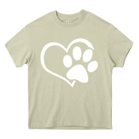 Mossy dog dad mom puppy shirt love dogs paw print heart women men  shirt Heavy Core Tee - artisFamous