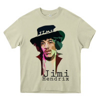 Mossy jimi hendrix Heavy Core Tee - artisFamous