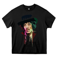 Black jimi hendrix Heavy Core Tee - artisFamous