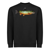 Black Greenback Cutthroat Trout Fish Heavyweight Sweatshirt - RanaPortraitStore