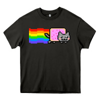 Asphalt Nyan Cat Heavy Core Tee - artisFamous
