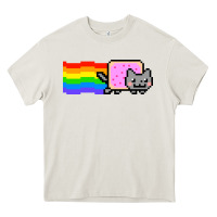 Cream Nyan Cat Heavy Core Tee - artisFamous