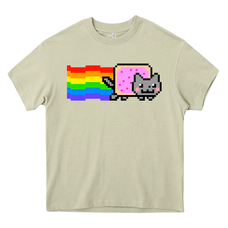 Nyan Cat Heavy Core Tee by artisFamous | Teevron