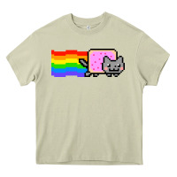 Mossy Nyan Cat Heavy Core Tee - artisFamous