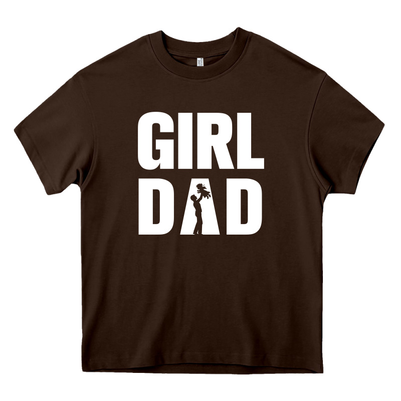 Girl Dad Heavy Core Tee by artisFamous | Teevron