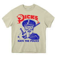 Mossy Dicks Hate The Police Heavy Core Tee - artisFamous
