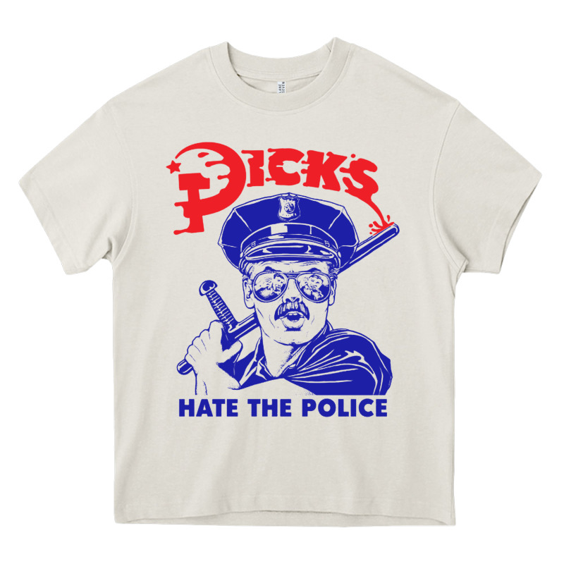 Dicks Hate The Police Heavy Core Tee by artisFamous | Teevron