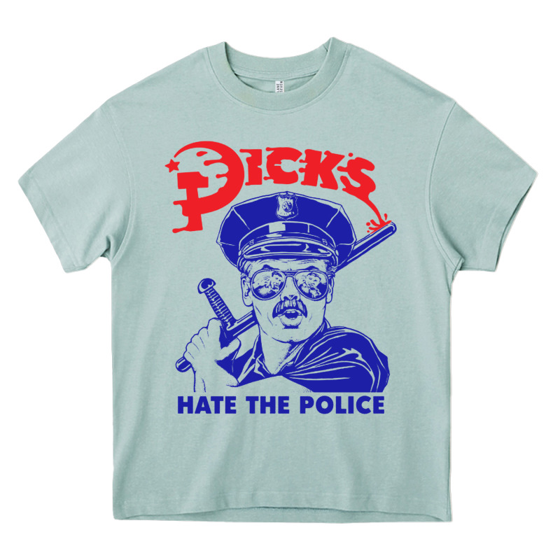 Dicks Hate The Police Heavy Core Tee by artisFamous | Teevron