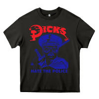 Asphalt Dicks Hate The Police Heavy Core Tee - artisFamous