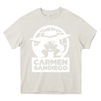 Cream carmen sandiego Heavy Core Tee - artisFamous