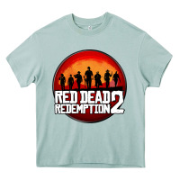 Arona Red Dead Redemption 2 Red Moon Cowboy Heavy Core Tee - artisFamous