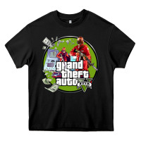 Black Grand Theft Auto Heavy Core Tee - artisFamous