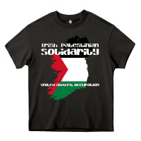 Asphalt irish palestinian solidarity Heavy Core Tee - artisFamous