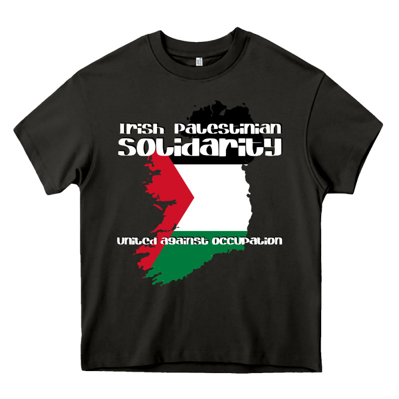 Irish Palestinian Solidarity Heavy Core Tee by artisFamous | Teevron