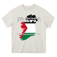 Cream irish palestinian solidarity Heavy Core Tee - artisFamous