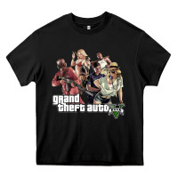 Black Grand Theft Auto Heavy Core Tee - artisFamous