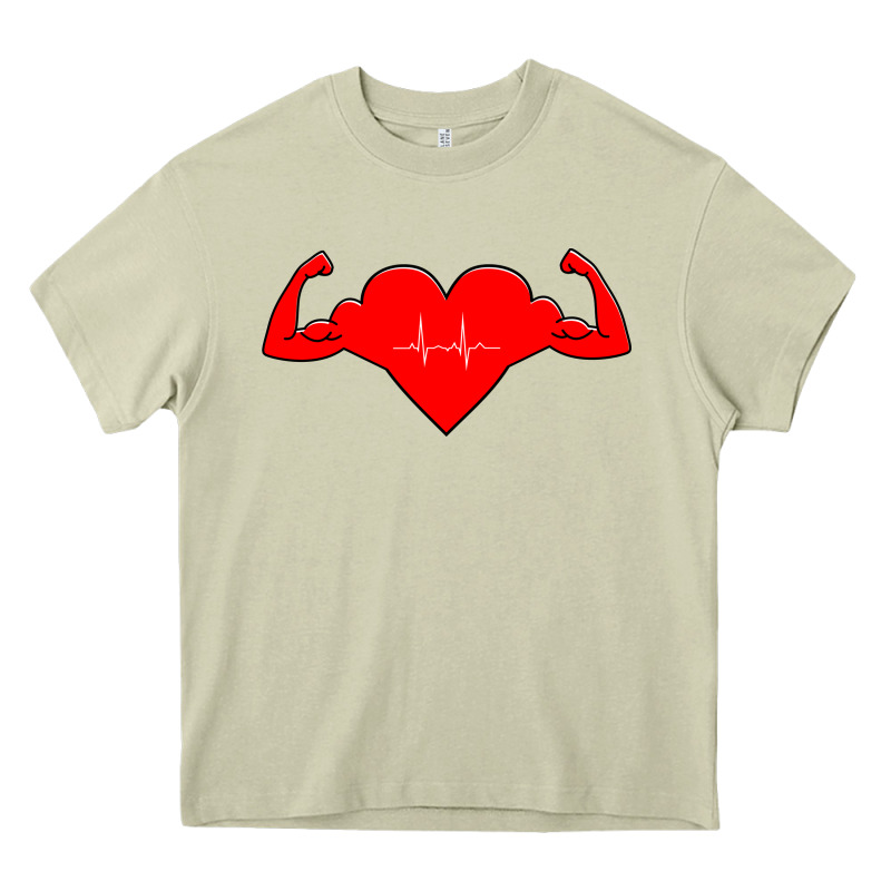 Healthy Heart Heavy Core Tee by artisFamous | Teevron