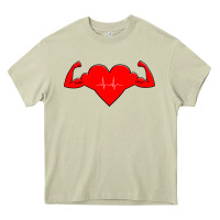 Mossy Healthy Heart Heavy Core Tee - artisFamous