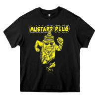 Black mustard plug Heavy Core Tee - artisFamous