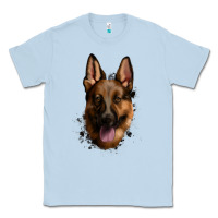 Dusty Blue German Shepherd Classic Tee - Jasminsmagicworld