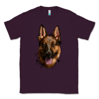 Plum German Shepherd Classic Tee - Jasminsmagicworld