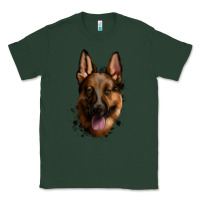 Sports Green German Shepherd Classic Tee - Jasminsmagicworld