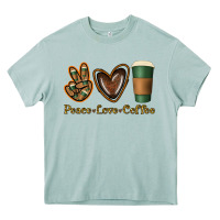 Arona peace love coffee Heavy Core Tee - Jasminsmagicworld