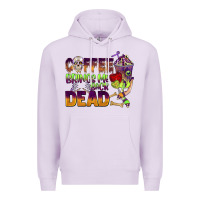 Lilac coffee brings me back dead Premium Hoodie - BarkalooDesign