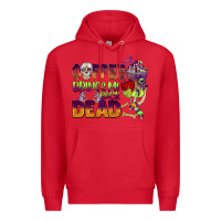 Red coffee brings me back dead Premium Hoodie - BarkalooDesign
