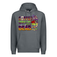 Rock coffee brings me back dead Premium Hoodie - BarkalooDesign