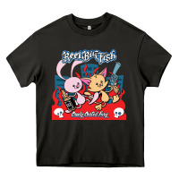 Asphalt reel big fish candy coated fury Heavy Core Tee - artisFamous