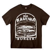 Chocolate Brown Big Kahuna Burger - Tarantino Heavy Core Tee - artisFamous